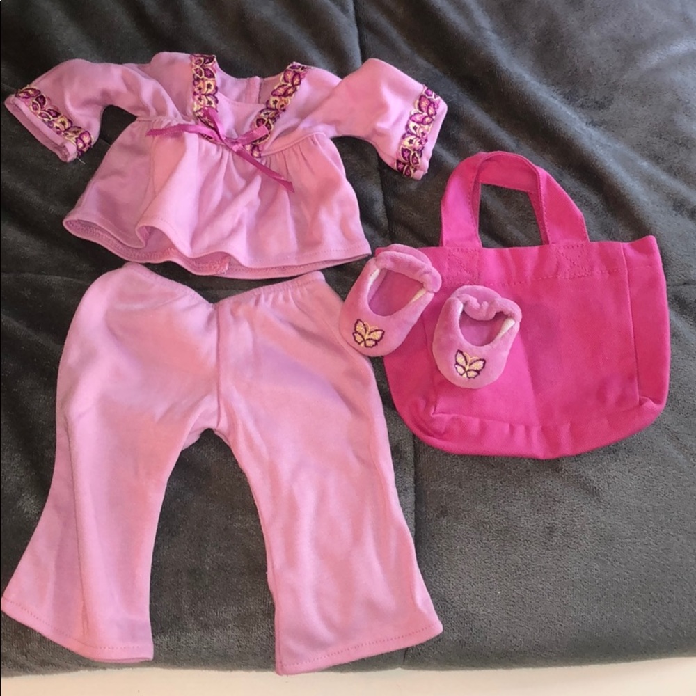 American Girl Doll sleep over set